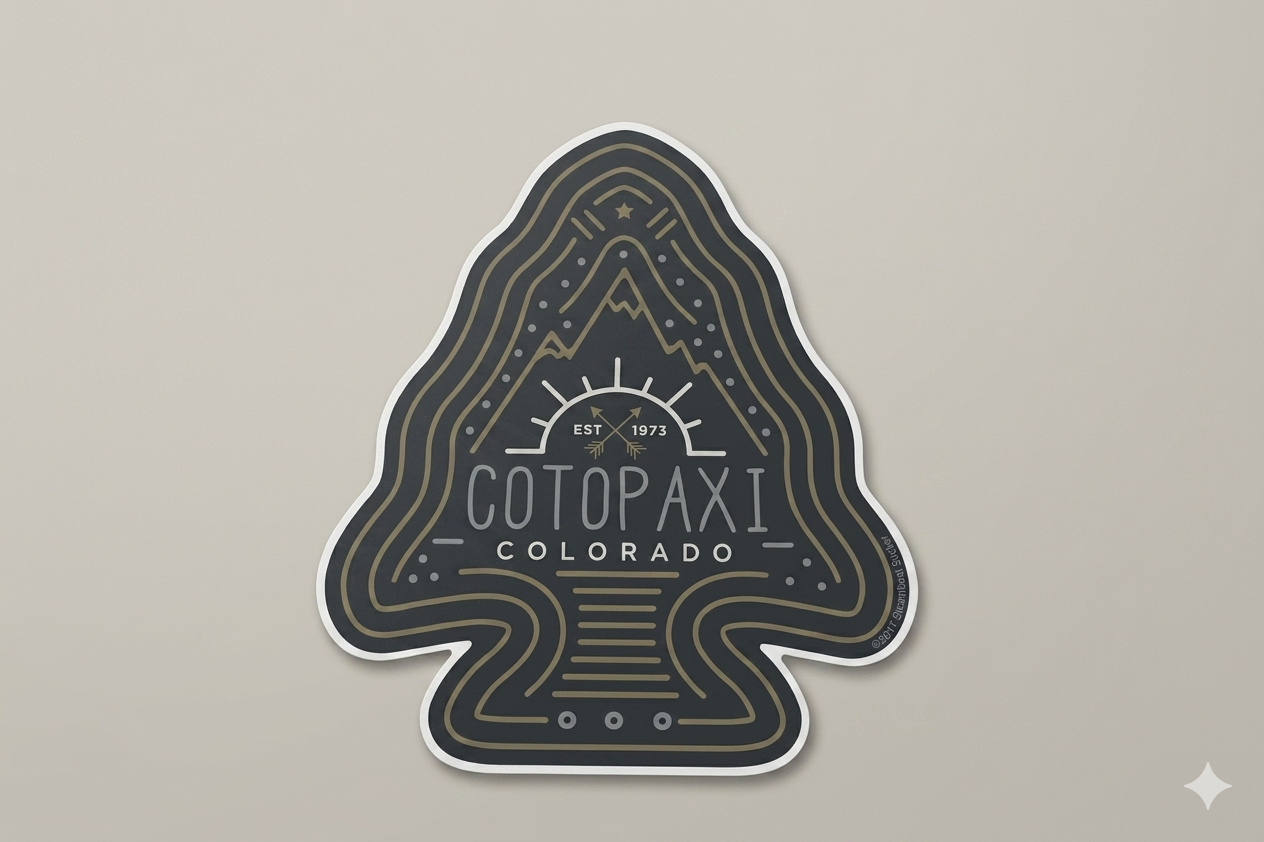 Cotopaxi Arrowhead Sticker
