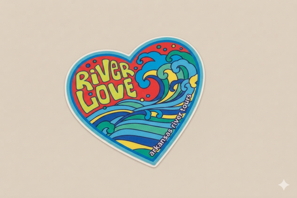 Heart Wave Mini Sticker
